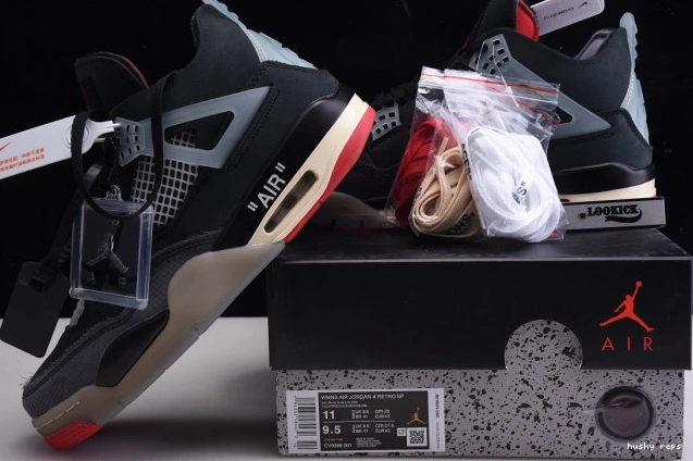 Cheap Husky Bred White CV9388-001 x Jordan Off 4 Retro Air 0805